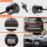 Reverse Backup Camera,RAAYOO L002 170 Degree Wide View Angle 2-in-1 Universal Car Front/Side/Rear View Camera,2 Installation Options,Removable Guildlines,Mirror Non-Mirror Image,12V only