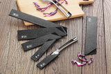 Cangshan 61741 6-Piece Knife Edge Guard Set, Black